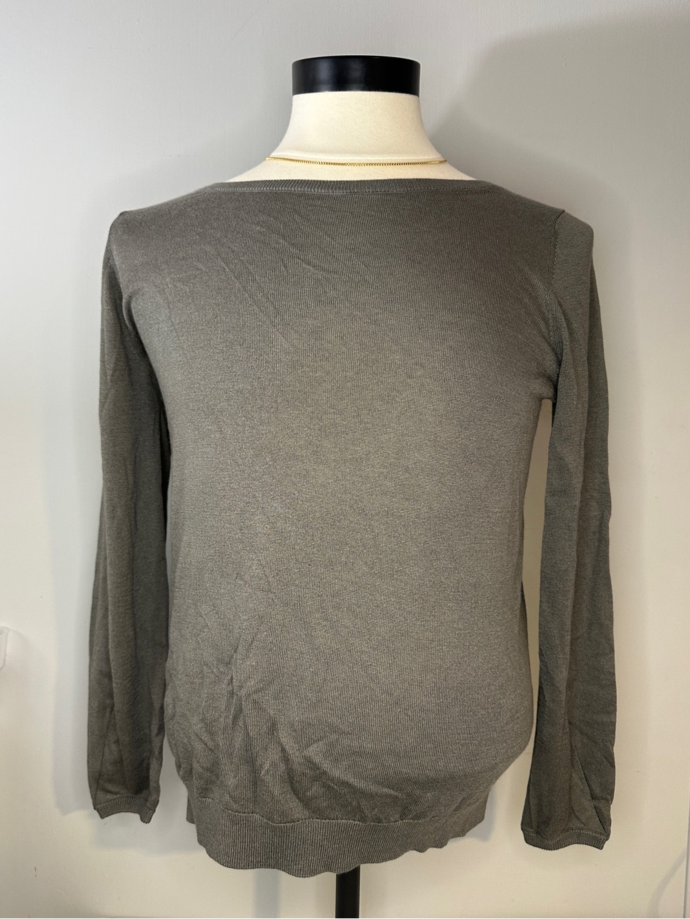 Banana Republic Crewneck Sweater in Olive